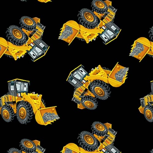 Construction zone front loader - construction,