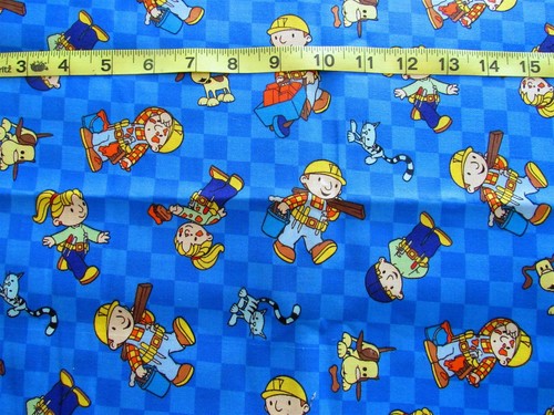 Cotton fabric bob the - "bob,